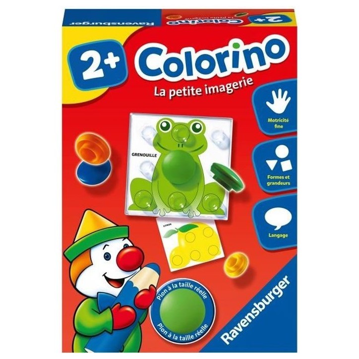 Colorino La petite imagerie - Jeu éducatif - Apprentissage des couleurs - Activités créatives enfant - Ravensburger - Des 2 a