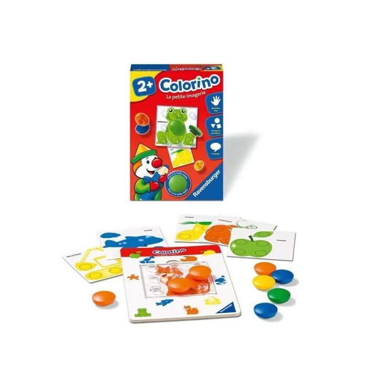 Colorino La petite imagerie - Jeu éducatif - Apprentissage des couleurs - Activités créatives enfant - Ravensburger - Des 2 a