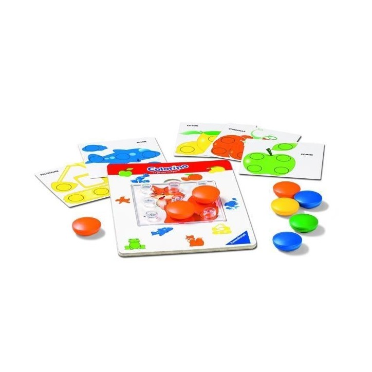 Colorino La petite imagerie - Jeu éducatif - Apprentissage des couleurs - Activités créatives enfant - Ravensburger - Des 2 a