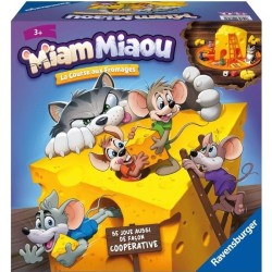 Jeu de société - Ravensburger - Miam Miaou - La course aux fromages