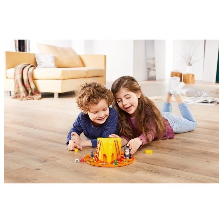 Jeu de société - Ravensburger - Miam Miaou - La course aux fromages - Enfant 3 ans - 2 a 4 joueurs Jeu de société - Ravensburger - Miam Miaou - La course aux fromages - Enfant 3 ans - 2 a 4 joueurs