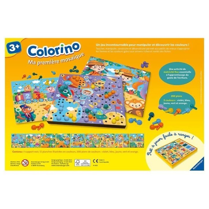 Ravensburger - Colorino Ma premiere mosaique Ravensburger - Colorino Ma premiere mosaique