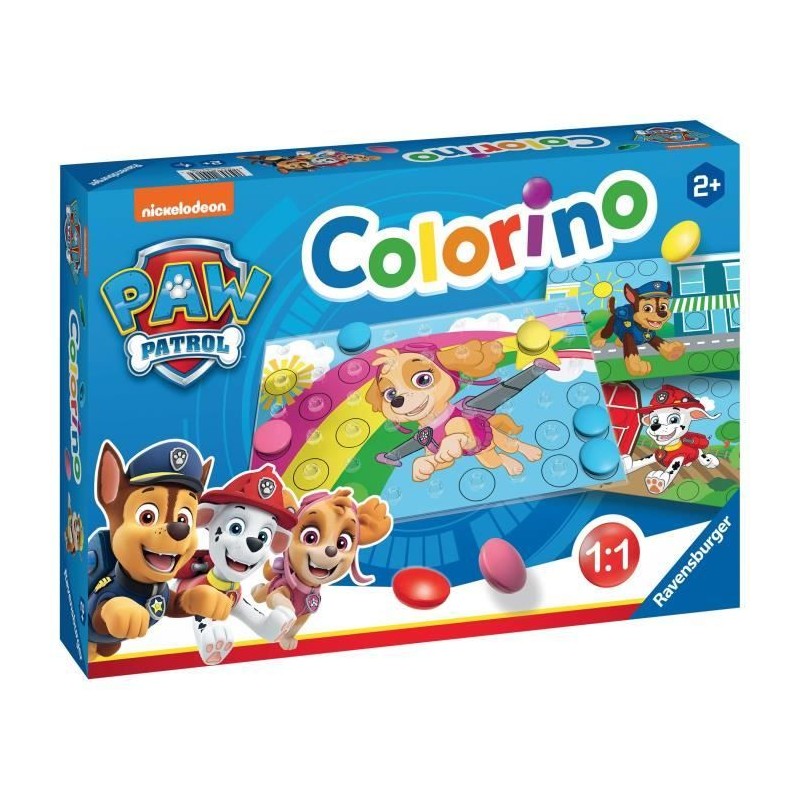 Colorino Pat' Patrouille, jeux éducatif, A partir de 2 ans, Ravensbur Colorino Pat' Patrouille, jeux éducatif, A partir de 2 ans, Ravensbur