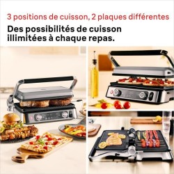 Grill multifonctions - BRAUN - Multi Grill 9 Pro - 2200 W - 3 position