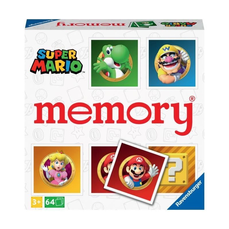 Memory Super Mario Ravensburger - Jeu Educatif pour Enfant a partir de Memory Super Mario Ravensburger - Jeu Educatif pour Enfant a partir de