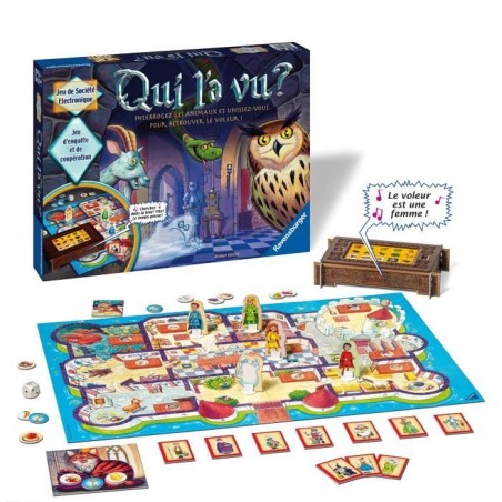 Qui l'a vu ? - Jeu de société - De 2 a 4 joueurs - Des 6 ans - Version française - Ravensburger