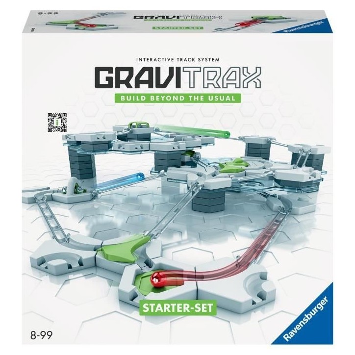 Gravitrax Starter Set 122 pieces, Circuit de billes, Jeu de construction créatif, Des 8 ans, 22410, Ravensburger