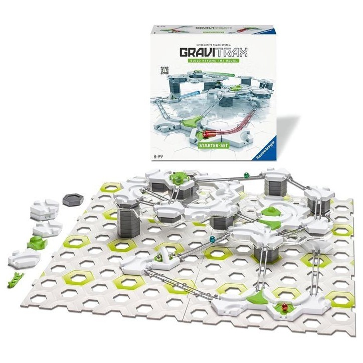 Gravitrax Starter Set 122 pieces, Circuit de billes, Jeu de construction créatif, Des 8 ans, 22410, Ravensburger
