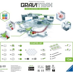 Gravitrax Starter Set 122 pieces, Circuit de billes, Jeu de constructi