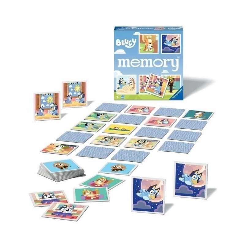 Ravensburger-BLUEY-Grand memory Bluey-4005556226467-A partir de 3 ans Ravensburger-BLUEY-Grand memory Bluey-4005556226467-A partir de 3 ans