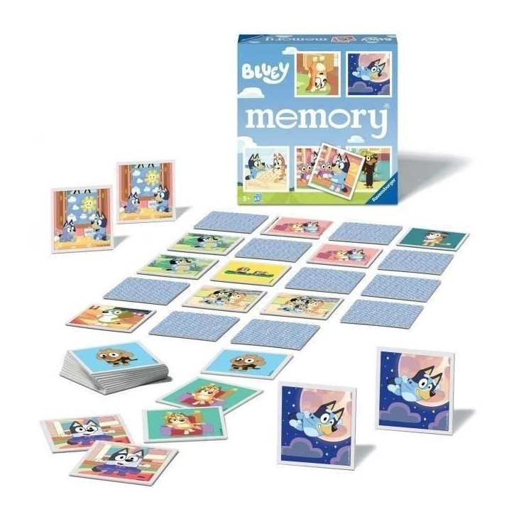 Ravensburger-BLUEY-Grand memory Bluey-4005556226467-A partir de 3 ans