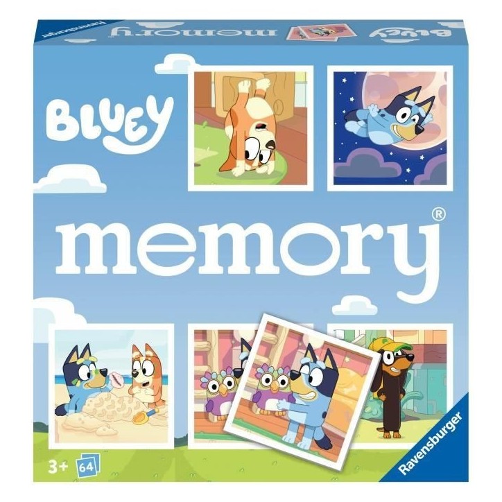 Ravensburger-BLUEY-Grand memory Bluey-4005556226467-A partir de 3 ans