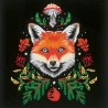 CreArt Fox / Renard 20x20 cm - format carré - Peinture par numéros