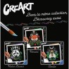 CreArt Fox / Renard 20x20 cm - format carré - Peinture par numéros