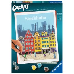 CreArt Stockholm 24x30 cm - Peinture par numéros – Des 12 ans – R