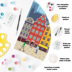 CreArt Stockholm 24x30 cm - Peinture par numéros – Des 12 ans – R