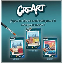 CreArt Stockholm 24x30 cm - Peinture par numéros – Des 12 ans – R