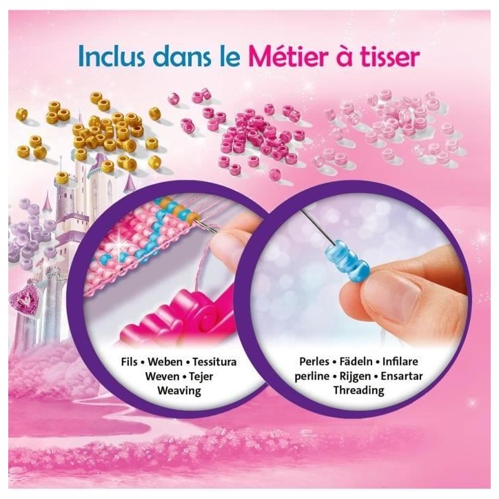 Métier a tisser Disney Princesses - Création mode - 00023540 - Des 5 ans
