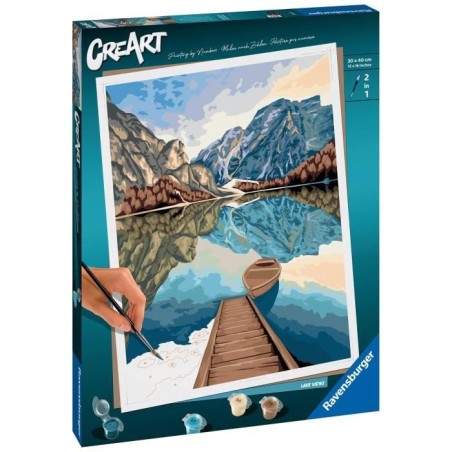 Ravensburger – CreArt grand format 30x40 cm – Lake views – Des 1
