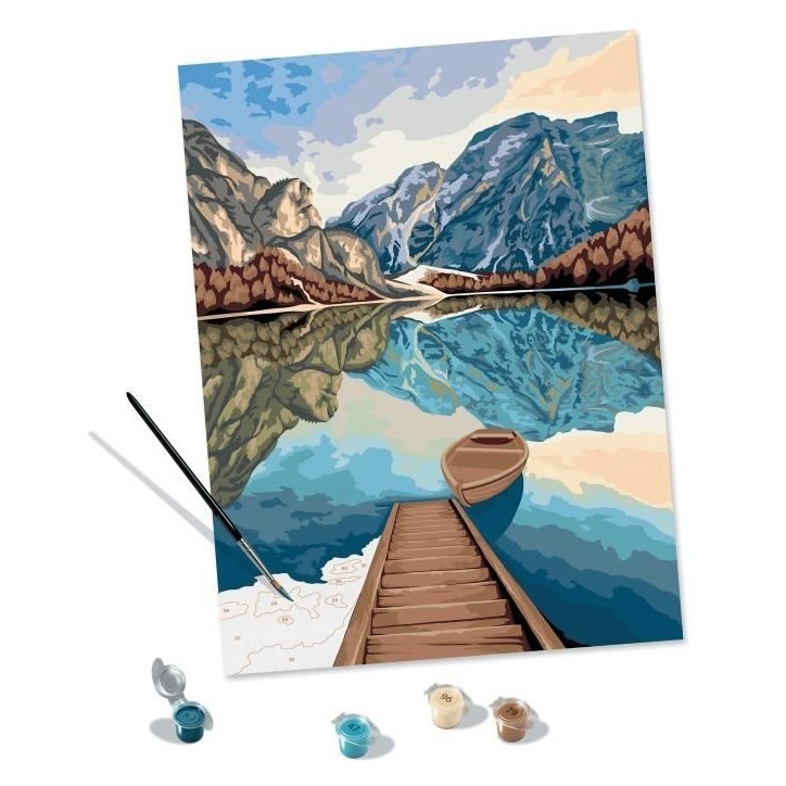 Ravensburger – CreArt grand format 30x40 cm – Lake views – Des 12 ans – 23612