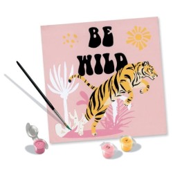 CreArt Be Wild 20x20 cm - Peinture par numéros – Des 12 ans – Rav