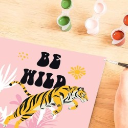 CreArt Be Wild 20x20 cm - Peinture par numéros – Des 12 ans – Rav