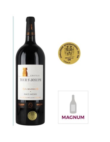 Magnum Château Tour Saint Joseph 2018 Haut-Médoc Cru Bourgeois - Vin rouge de Bordeaux