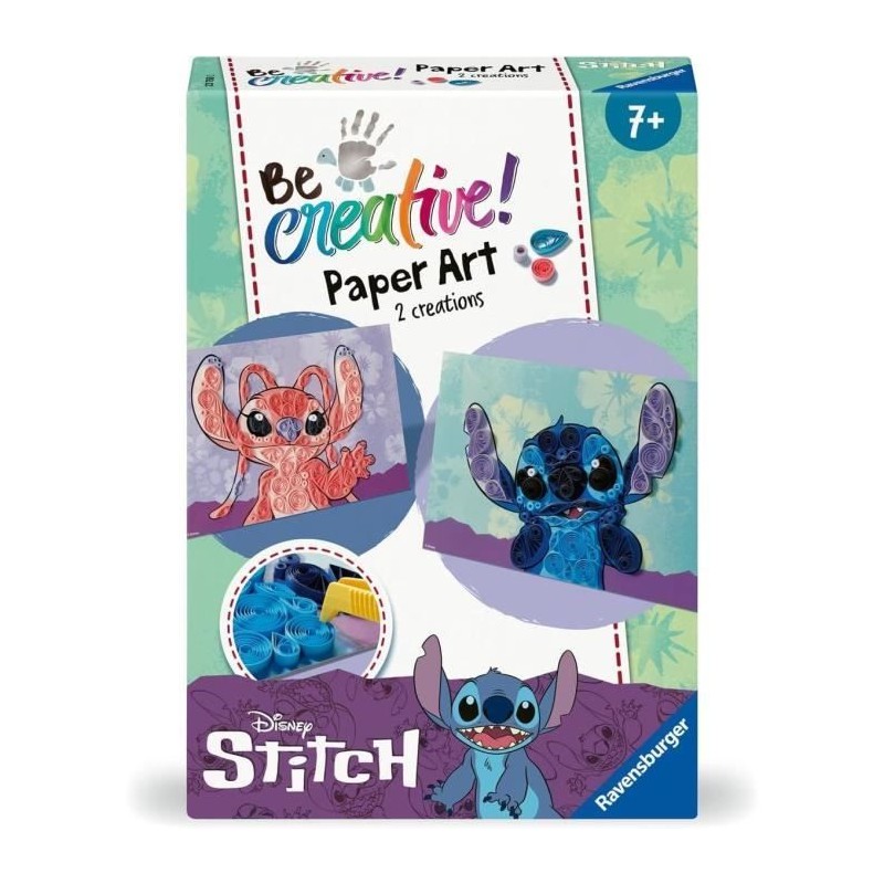 Be Creative Quilling Stitch, 2 réalisations Tableaux, Papier coloré,