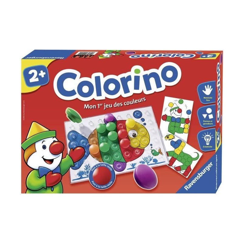 Colorino - Jeu éducatif - Apprentissage des couleurs - Activités cr