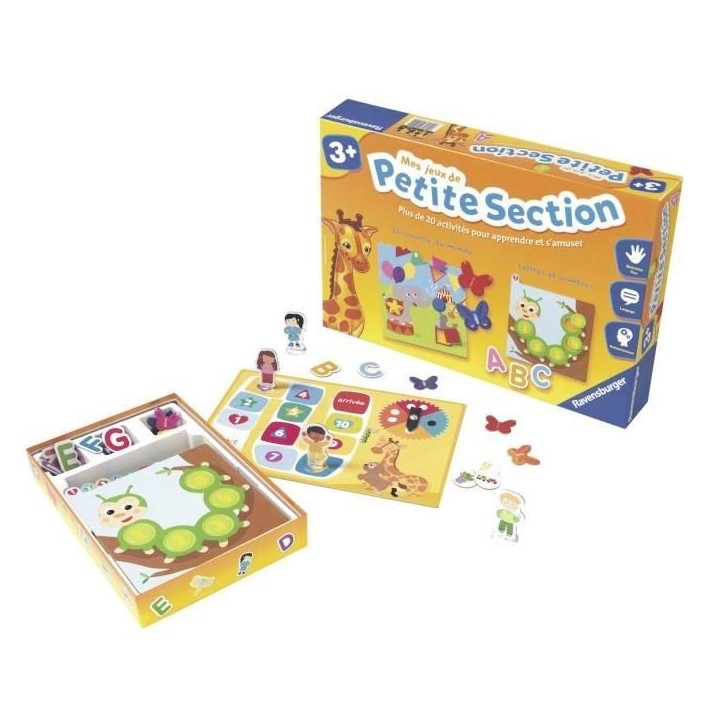 Coffret complet éducatif - Mes jeux de petite section - Ravensburger - 20 activités - Des 3 ans Coffret complet éducatif - Mes jeux de petite section - Ravensburger - 20 activités - Des 3 ans