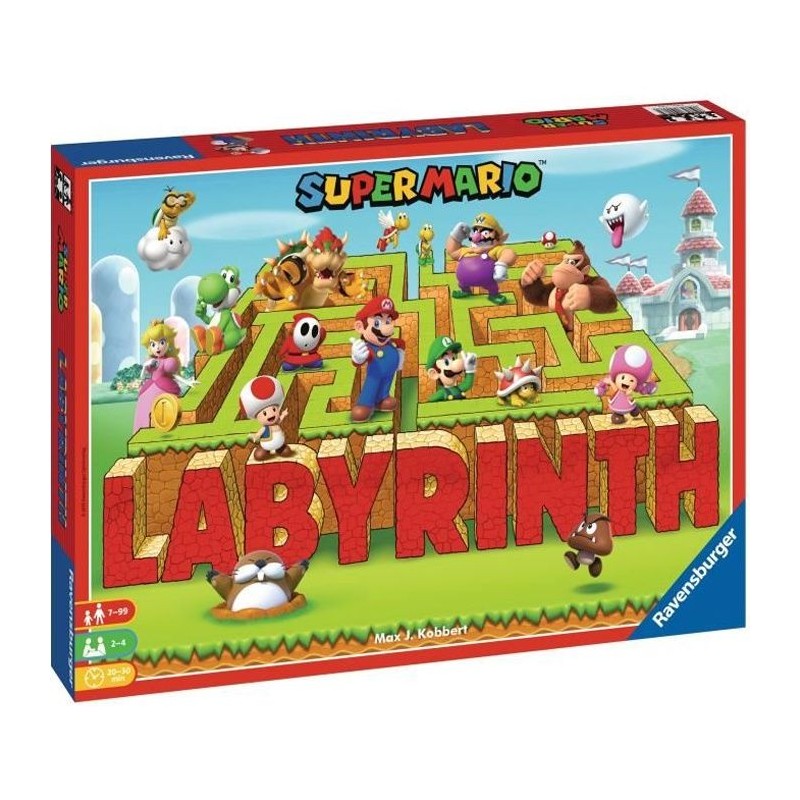 Labyrinthe SUPER MARIO, Jeu de société famille, Chasse au trésor da Labyrinthe SUPER MARIO, Jeu de société famille, Chasse au trésor da