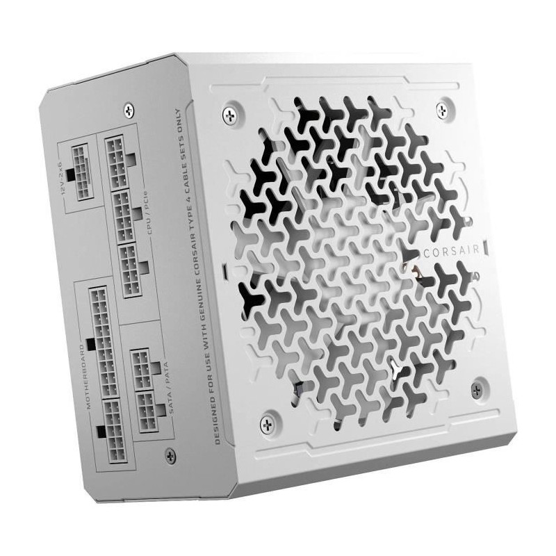 Alimentation PC - CORSAIR - CP-9020293-EU - RMe White Series RM850e Wh Alimentation PC - CORSAIR - CP-9020293-EU - RMe White Series RM850e Wh