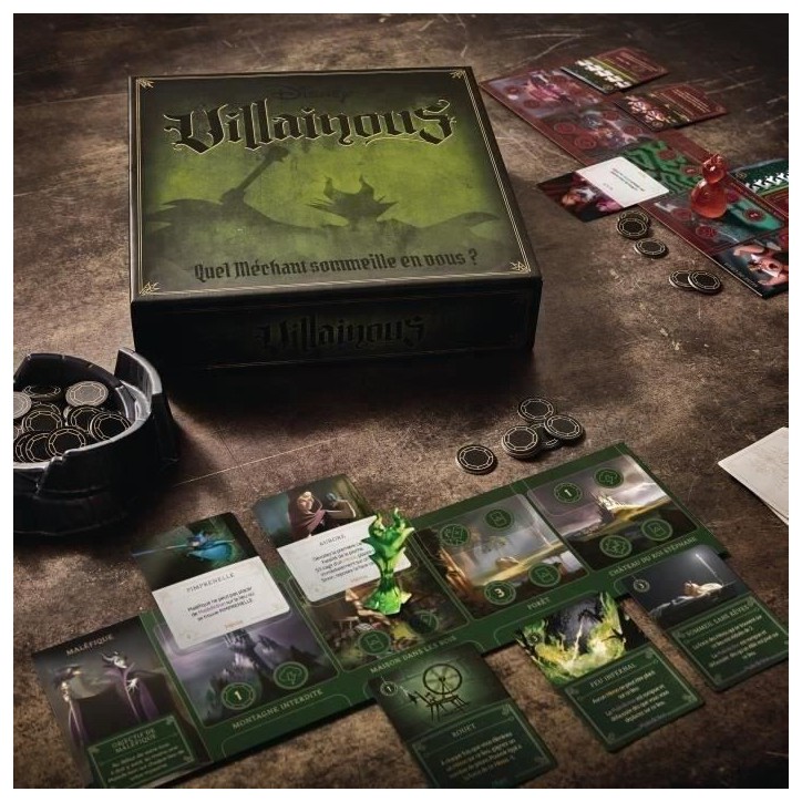 Villainous Disney Jeu de stratégie famille, immersif et diabolique, 2 a 6 joueurs, Des 10 ans, Ravensburger Villainous Disney Jeu de stratégie famille, immersif et diabolique, 2 a 6 joueurs, Des 10 ans, Ravensburger