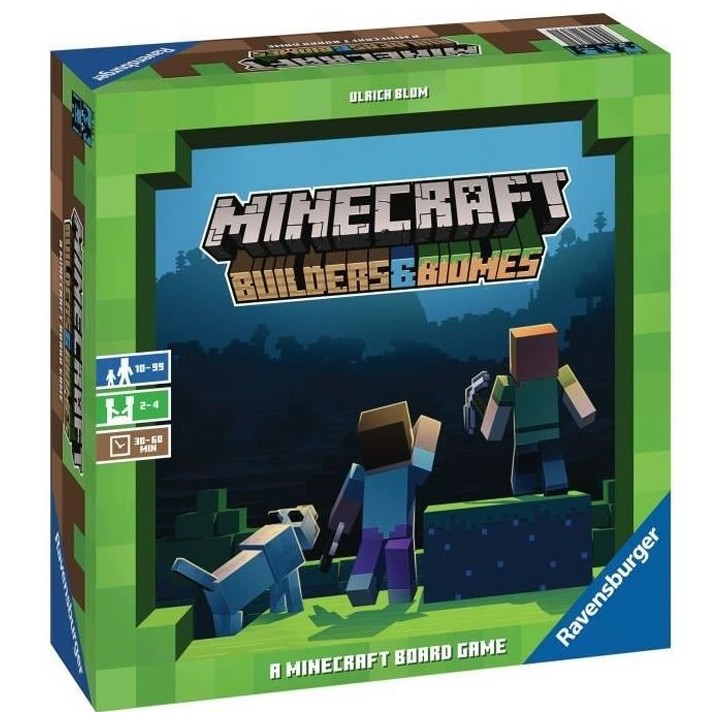 Minecraft Builders & Biomes, Jeu Société, Issu Du Vidéo Multilingue (français Inclus), Ravensburger, 26132 Minecraft Builders & Biomes, Jeu Société, Issu Du Vidéo Multilingue (français Inclus), Ravensburger, 26132