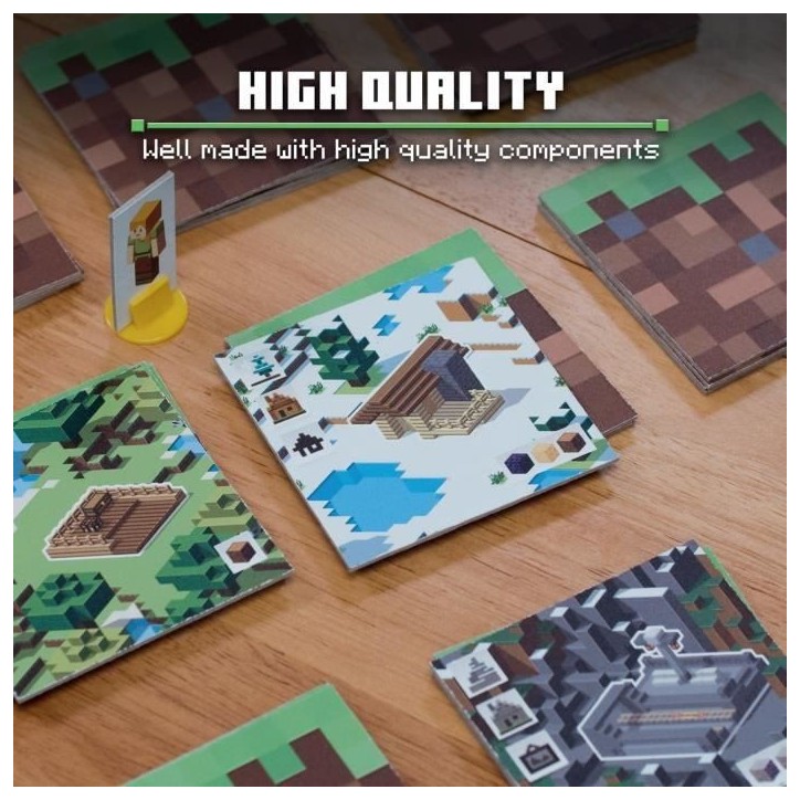 Minecraft Builders & Biomes, Jeu Société, Issu Du Vidéo Multilingue (français Inclus), Ravensburger, 26132 Minecraft Builders & Biomes, Jeu Société, Issu Du Vidéo Multilingue (français Inclus), Ravensburger, 26132