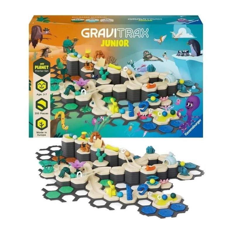 Gravitrax Junior - Starter Set XXL My Planet 184 pieces - Circuit de b Gravitrax Junior - Starter Set XXL My Planet 184 pieces - Circuit de b