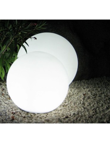 LUMISKY - Boule lumineuse filaire pour extérieur LED - blanc BOBBY - 40cm culot E27