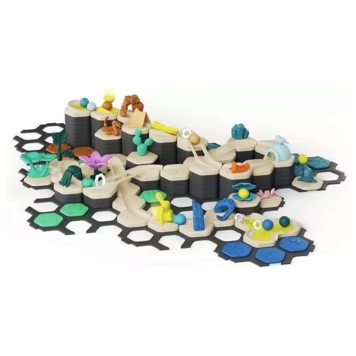 Gravitrax Junior - Starter Set XXL My Planet 184 pieces - Circuit de billes - Jeu de construction créatif - Des 3 ans -