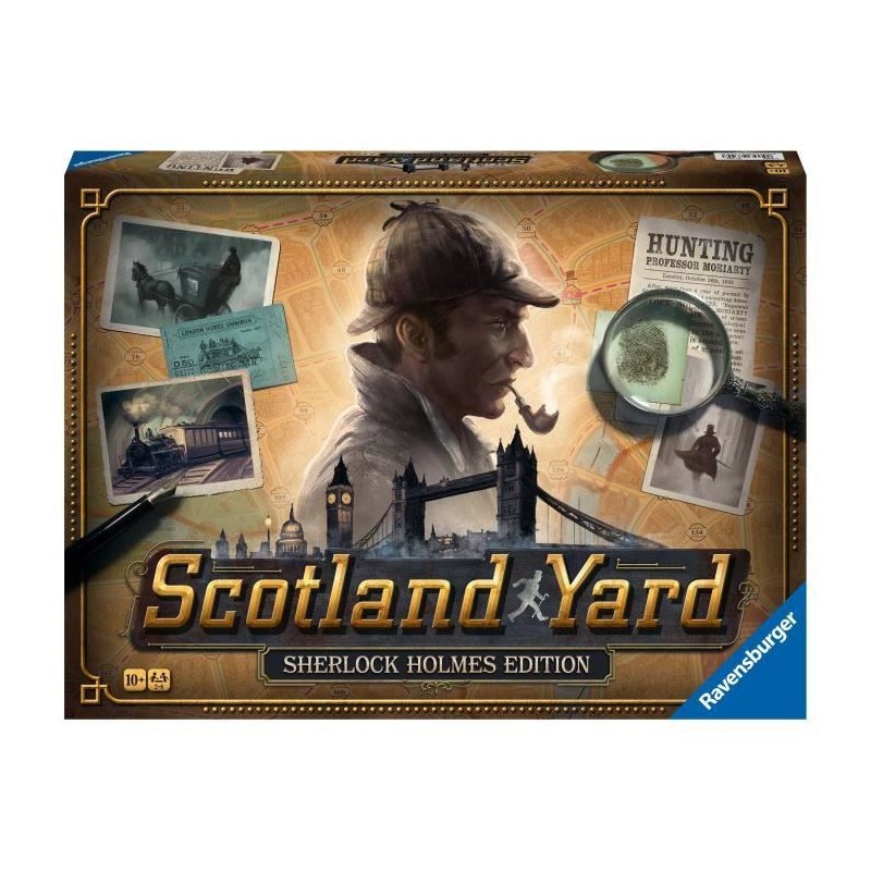 Scotland Yard Sherlock Holmes, Jeu de stratégie famille, des 10 ans, Scotland Yard Sherlock Holmes, Jeu de stratégie famille, des 10 ans,