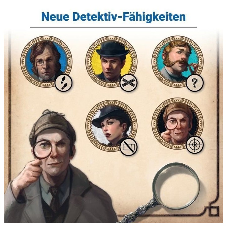 Scotland Yard Sherlock Holmes, Jeu de stratégie famille, des 10 ans, 27344, Ravensburger Scotland Yard Sherlock Holmes, Jeu de stratégie famille, des 10 ans, 27344, Ravensburger