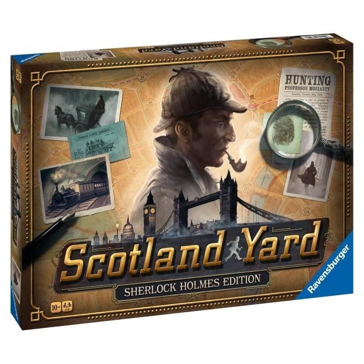 Scotland Yard Sherlock Holmes, Jeu de stratégie famille, des 10 ans, 27344, Ravensburger Scotland Yard Sherlock Holmes, Jeu de stratégie famille, des 10 ans, 27344, Ravensburger