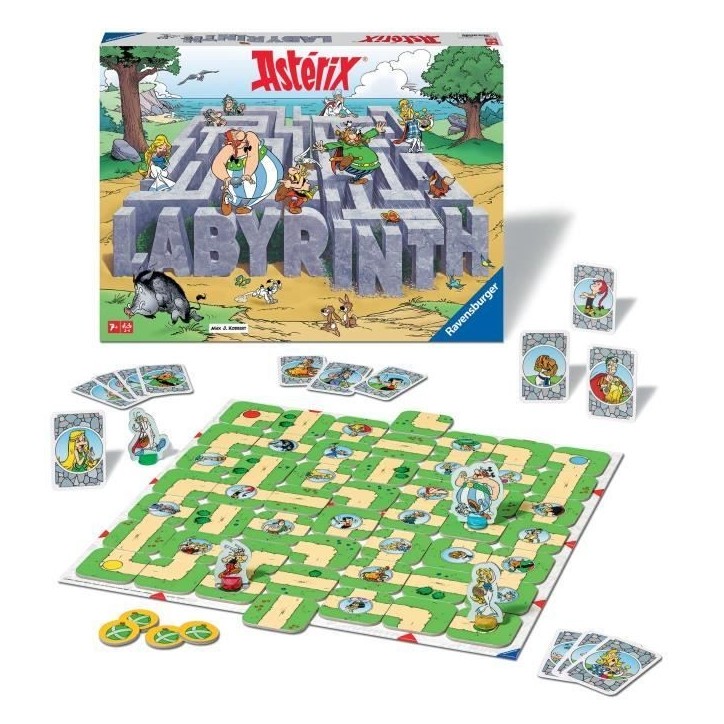 Labyrinthe Astérix, Jeu de société de plateau, Enfant et Famille, De 2 a 4 Joueurs a partir de 7 ans, 27350, Ravensburger Labyrinthe Astérix, Jeu de société de plateau, Enfant et Famille, De 2 a 4 Joueurs a partir de 7 ans, 27350, Ravensburger