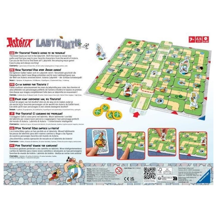 Labyrinthe Astérix, Jeu de société de plateau, Enfant et Famille, De 2 a 4 Joueurs a partir de 7 ans, 27350, Ravensburger Labyrinthe Astérix, Jeu de société de plateau, Enfant et Famille, De 2 a 4 Joueurs a partir de 7 ans, 27350, Ravensburger
