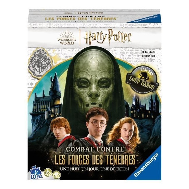 Jeux de société Harry Potter Combat contre les forces de ténebres, basé sur le jeu Loup-Garou, Des 9 Ans, Ravensburger, 2735 Jeux de société Harry Potter Combat contre les forces de ténebres, basé sur le jeu Loup-Garou, Des 9 Ans, Ravensburger, 2735