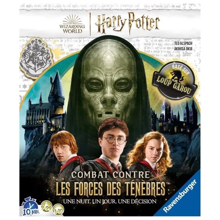 Jeux de société Harry Potter Combat contre les forces de ténebres, basé sur le jeu Loup-Garou, Des 9 Ans, Ravensburger, 2735 Jeux de société Harry Potter Combat contre les forces de ténebres, basé sur le jeu Loup-Garou, Des 9 Ans, Ravensburger, 2735