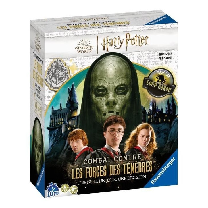 Jeux de société Harry Potter Combat contre les forces de ténebres, basé sur le jeu Loup-Garou, Des 9 Ans, Ravensburger, 2735 Jeux de société Harry Potter Combat contre les forces de ténebres, basé sur le jeu Loup-Garou, Des 9 Ans, Ravensburger, 2735