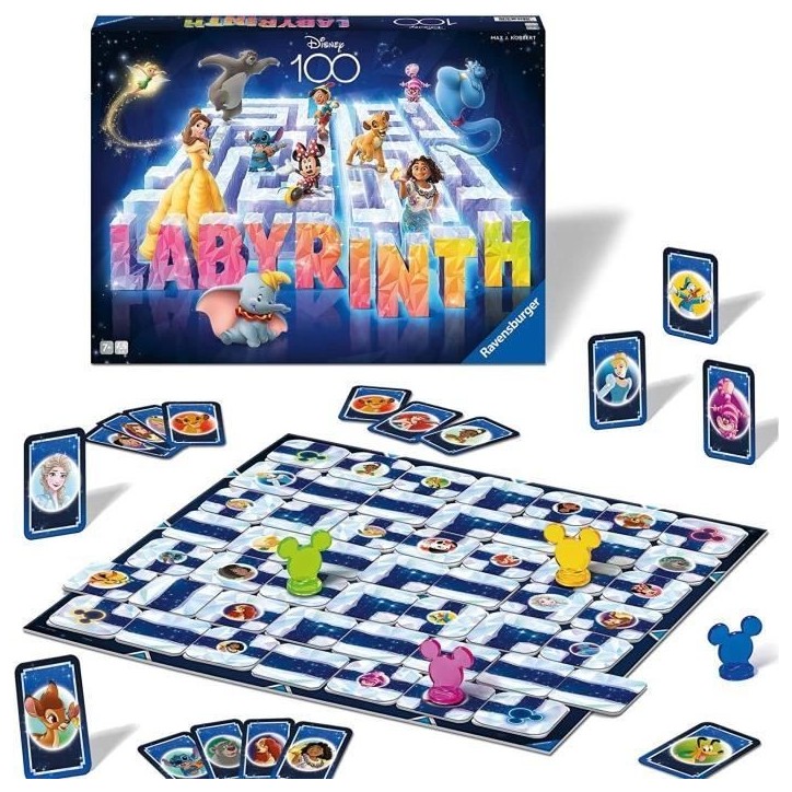 Labyrinthe Disney 100eme anniversaire - Jeu de plateau - 4005556274604 - Ravensburger Labyrinthe Disney 100eme anniversaire - Jeu de plateau - 4005556274604 - Ravensburger