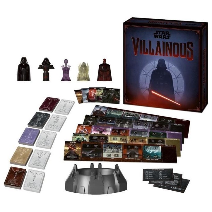 Star Wars Villainous - Le pouvoir du côté obscur - Jeu de stratégie - 2 a 4 Joueurs des 10 ans - 27492 - Jeu de base - Ravens Star Wars Villainous - Le pouvoir du côté obscur - Jeu de stratégie - 2 a 4 Joueurs des 10 ans - 27492 - Jeu de base - Ravens
