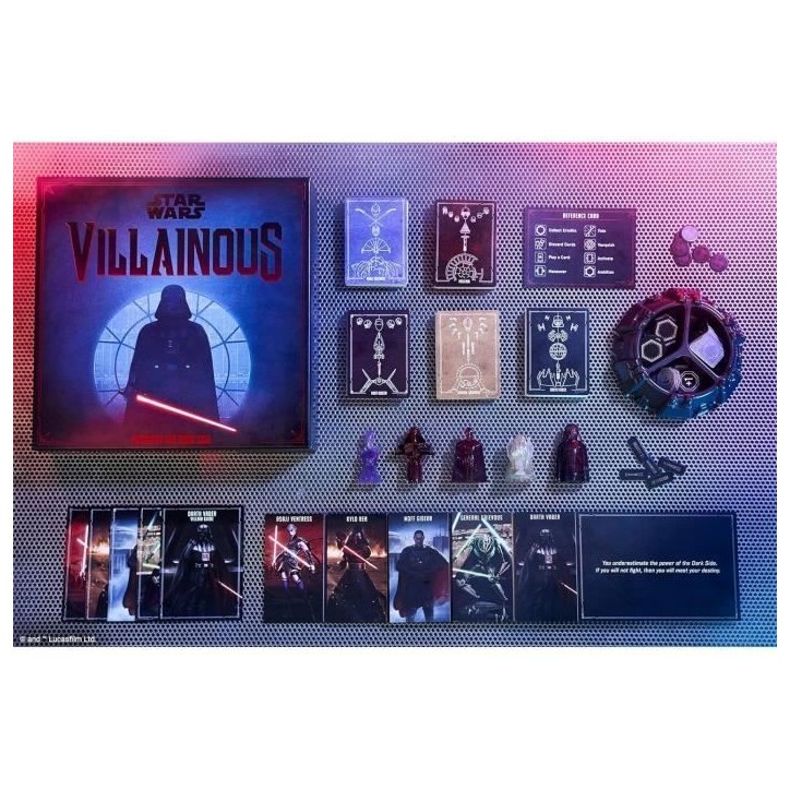 Star Wars Villainous - Le pouvoir du côté obscur - Jeu de stratégie - 2 a 4 Joueurs des 10 ans - 27492 - Jeu de base - Ravens Star Wars Villainous - Le pouvoir du côté obscur - Jeu de stratégie - 2 a 4 Joueurs des 10 ans - 27492 - Jeu de base - Ravens
