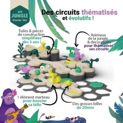 Gravitrax Junior - Starter Set My Jungle 97 pieces - Circuit de billes